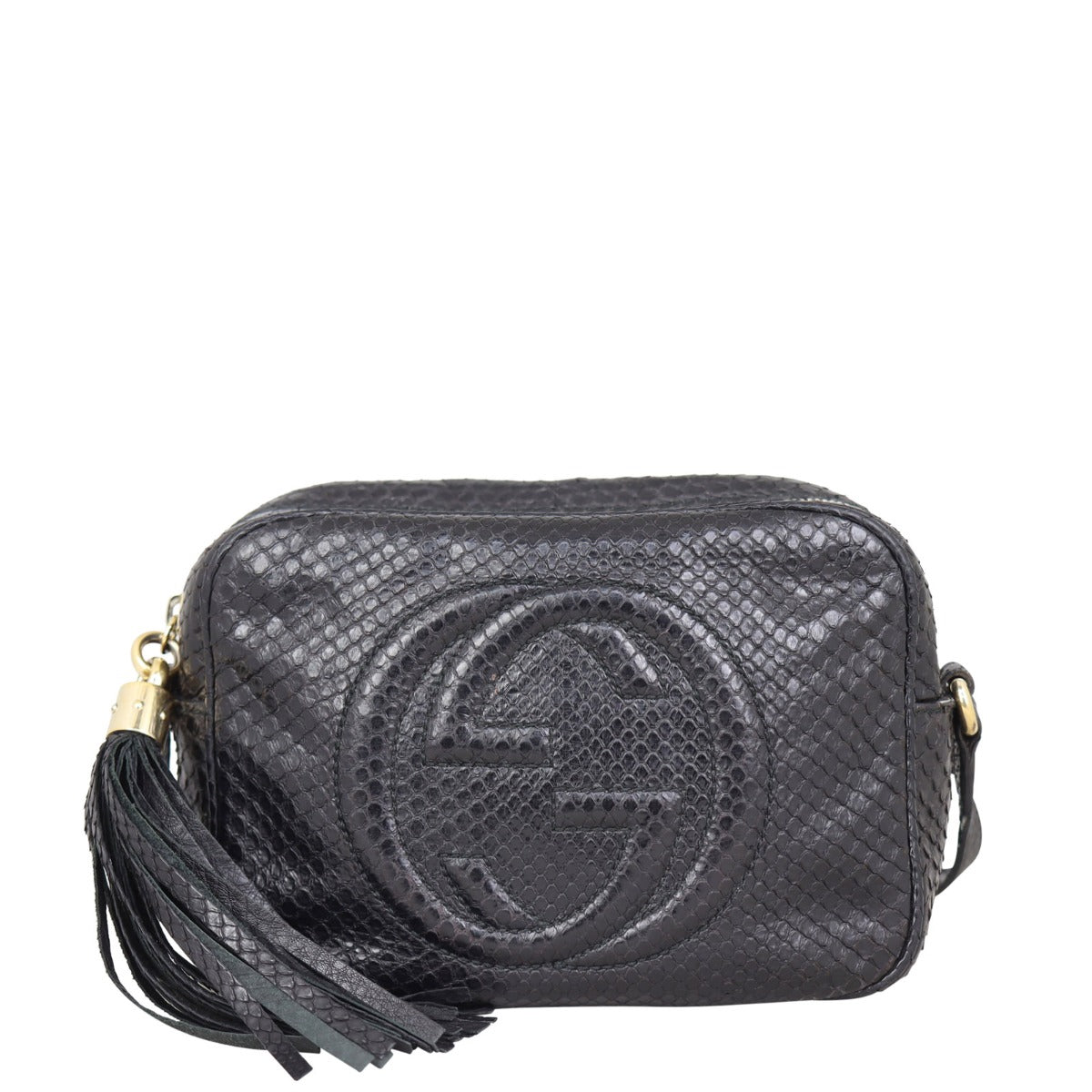Gucci Soho Disco Small Python front no strap