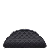 Chanel Satin Timeless Kisslock Clutch back