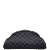 Chanel Satin Timeless Kisslock Clutch front