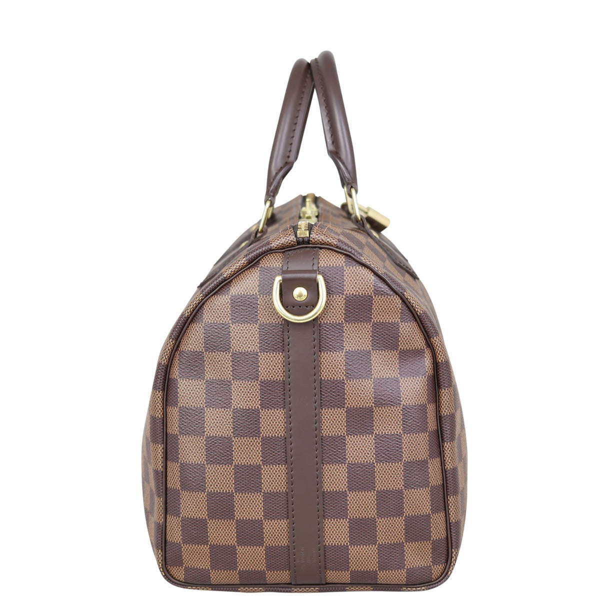 Louis Vuitton Speedy 30 Bandouliere Damier Side