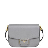 Prada Saffiano Embleme Shoulder Bag Front