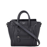 Celine Nano Luggage Tote Front with Strap
