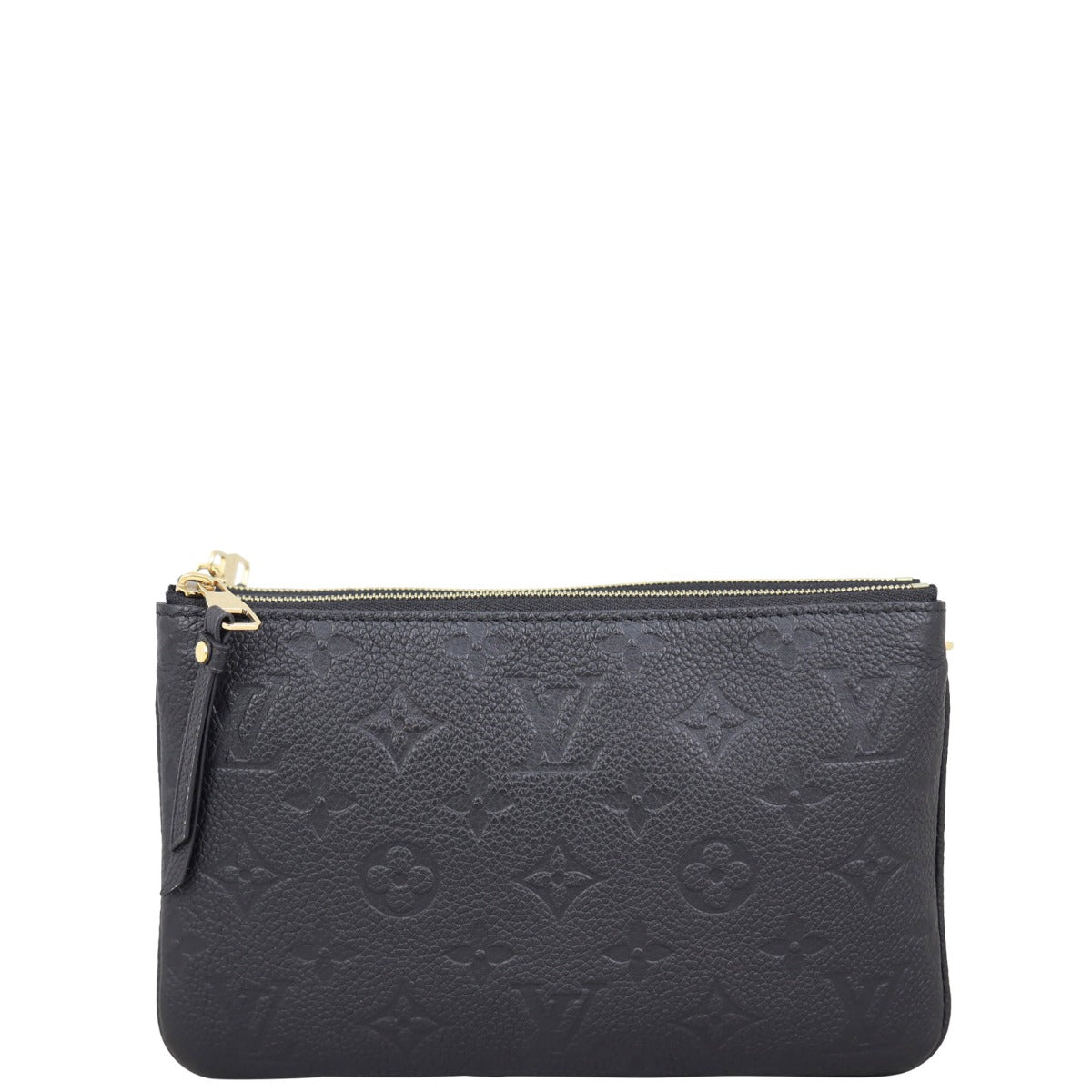Louis Vuitton Double Zip Pochette Monogram Empreinte Front
