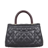 Chanel Coco Top Handle Mini Bag Back