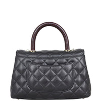 Chanel Coco Top Handle Mini Bag Back