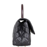 Chanel Coco Top Handle Mini Bag Side