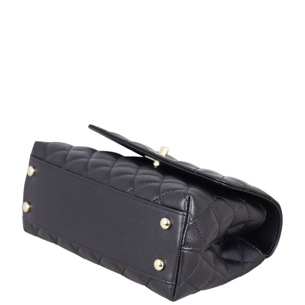 Chanel Coco Top Handle Mini Bag Corner Distance