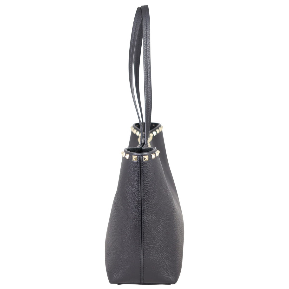 Valentino Rockstud Shopping Tote Small Side