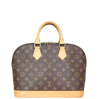Louis Vuitton Alma MM Monogram Back