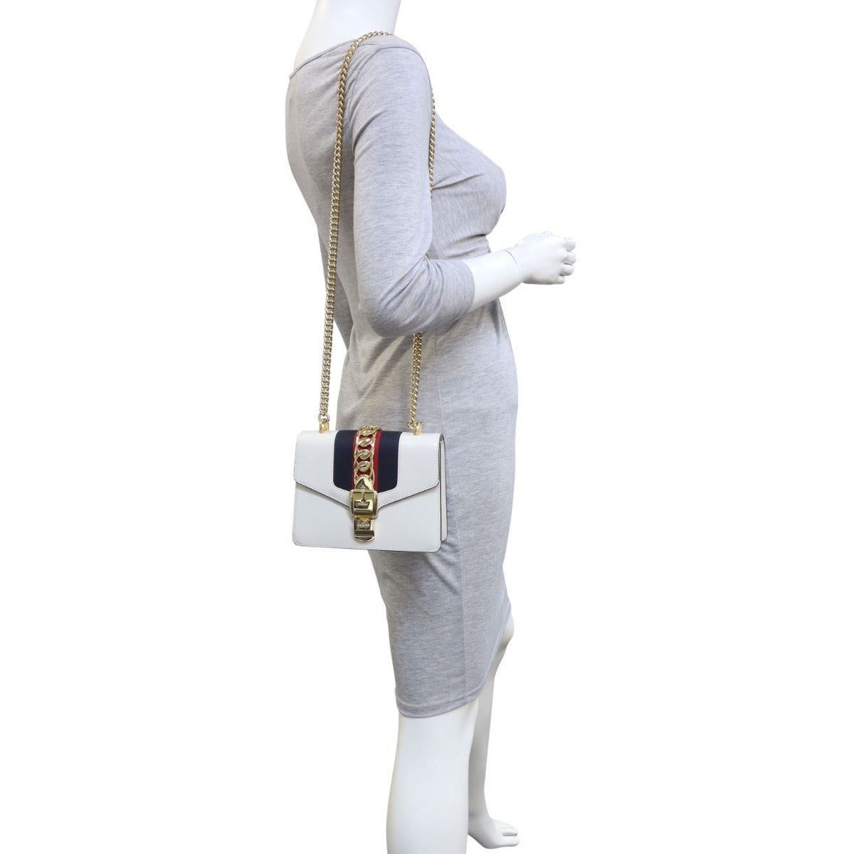 Gucci Sylvie Mini Chain Bag Mannequin