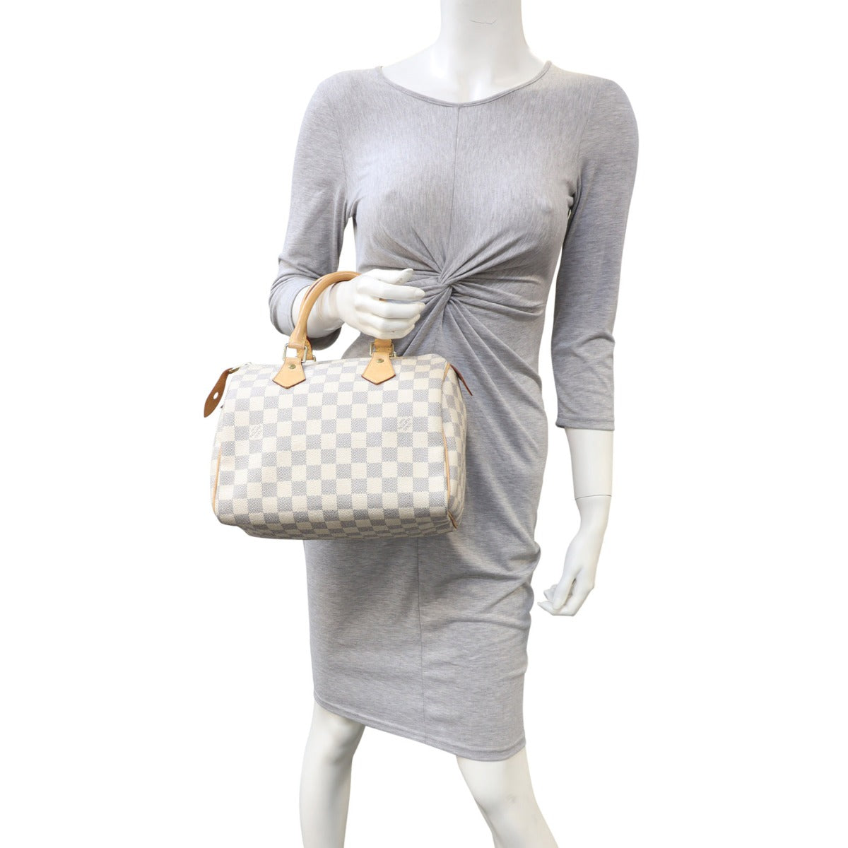 Louis Vuitton Speedy 25 Damier Azur Mannequin