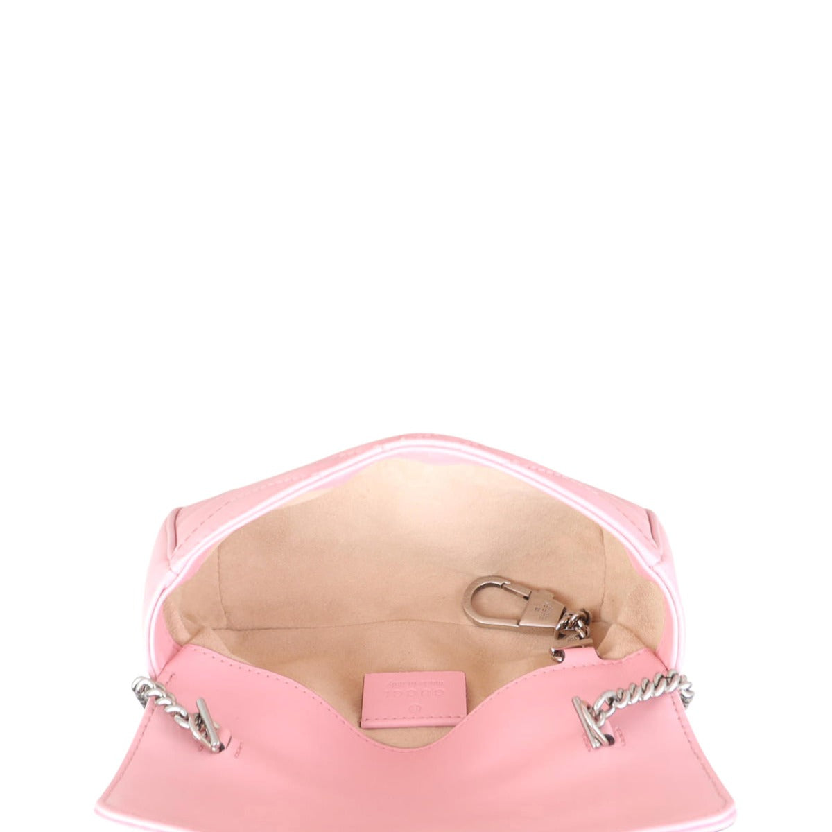 Gucci GG Marmont Super Mini Shoulder Bag Interior