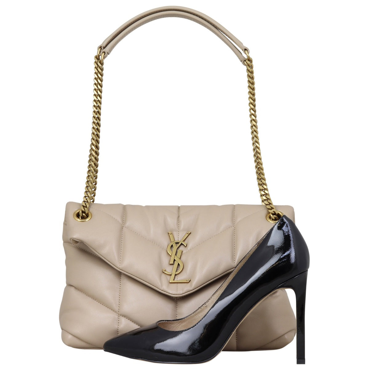 Saint Laurent Loulou Puffer Small shoe