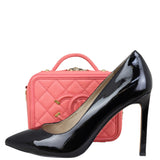 Chanel CC Filigree Vanity Case Small shoe
