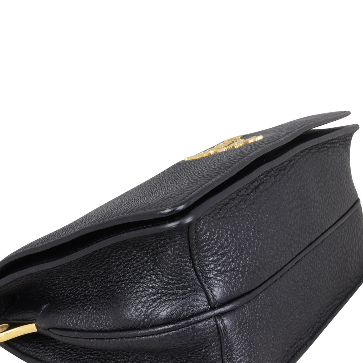 Prada Vitello Daino Crossbody Flap Bag Corner Closeup