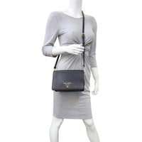 Prada Vitello Daino Crossbody Flap Bag Mannequin