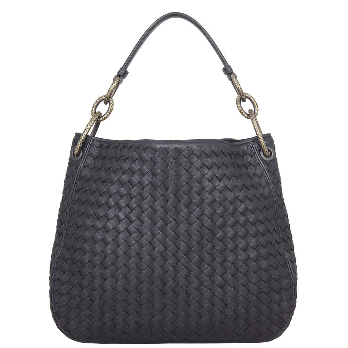 Bottega Veneta Intrecciato Loop Hobo Front