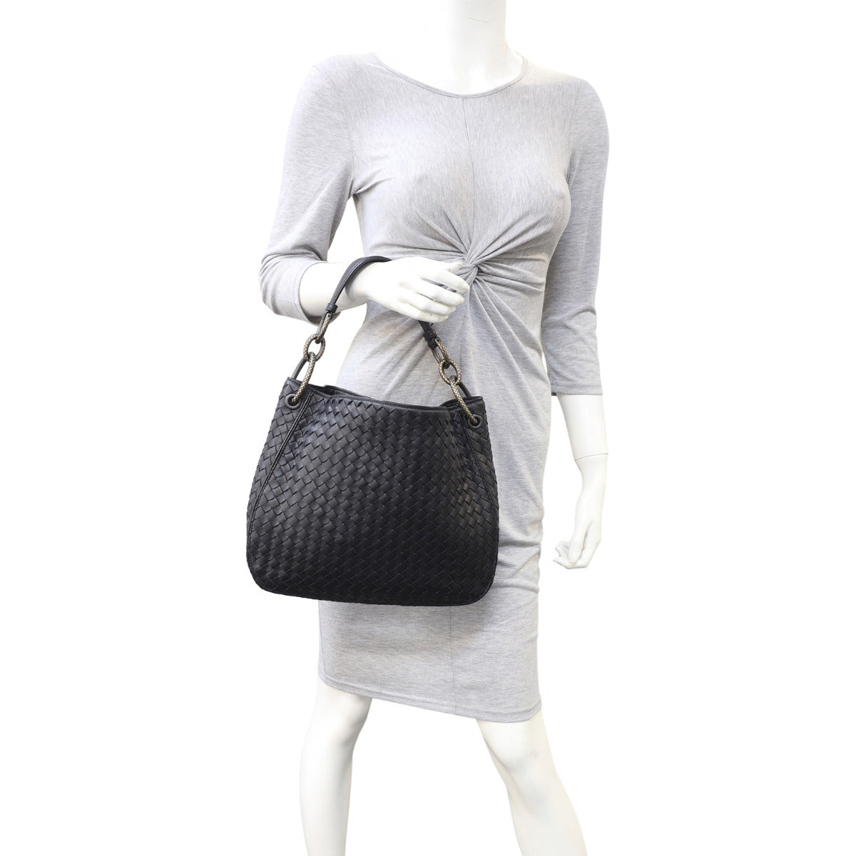 Bottega Veneta Intrecciato Loop Hobo Mannequin