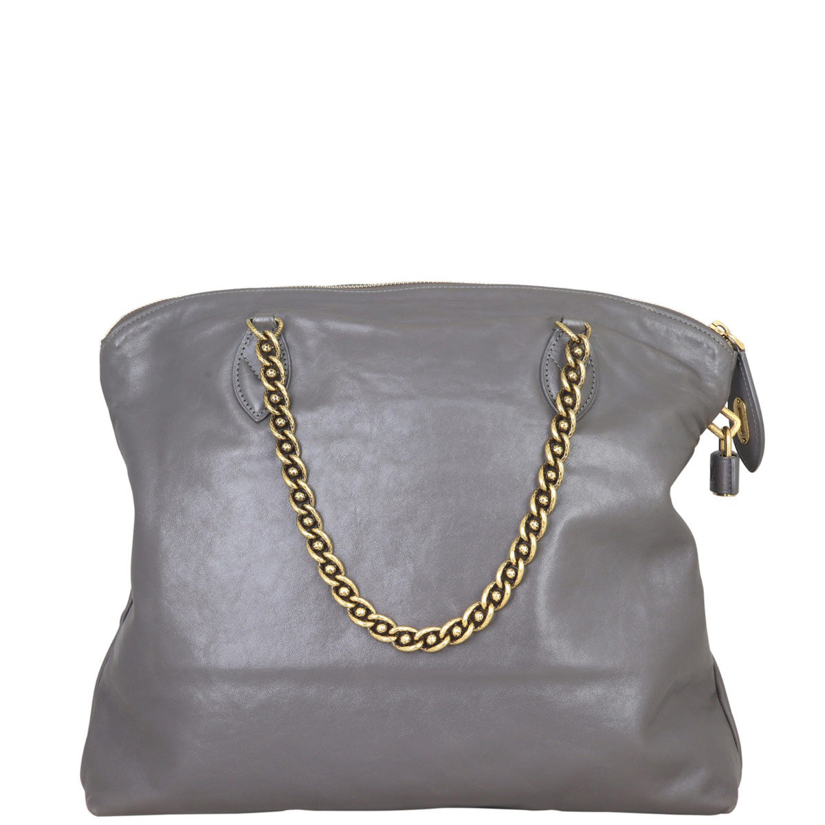 Louis Vuitton Cuir Boudoir Lockit Chain Shoulder Bag Back