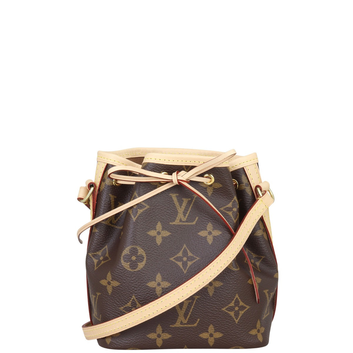 Louis Vuitton Nano Noe Monogram Front with Strap
