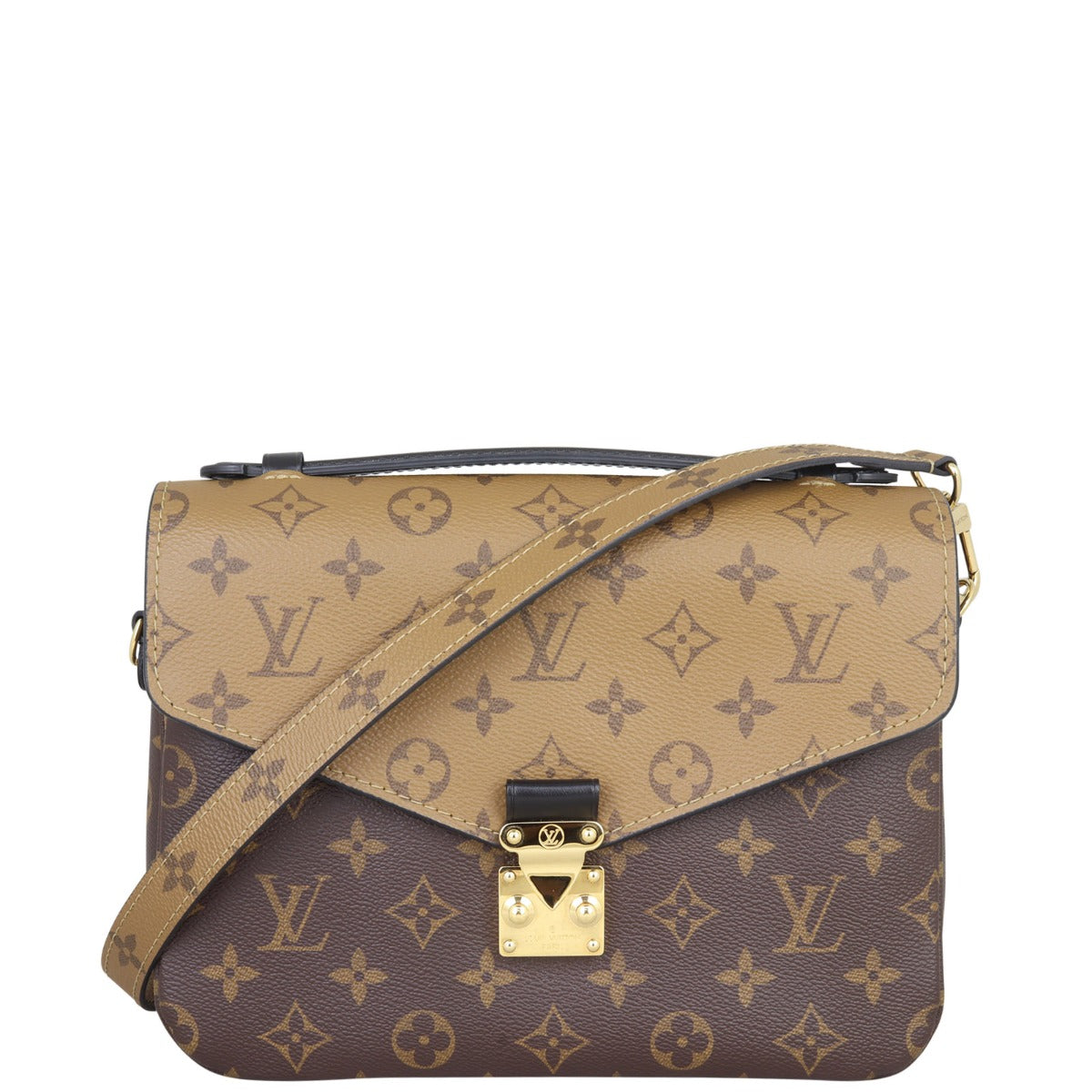 Louis Vuitton Pochette Metis Monogram Reverse Front with Strap