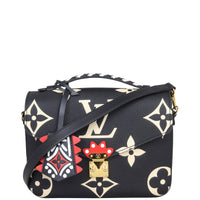 Louis Vuitton Pochette Metis Monogram Empreinte Giant Crafty Front with Strap