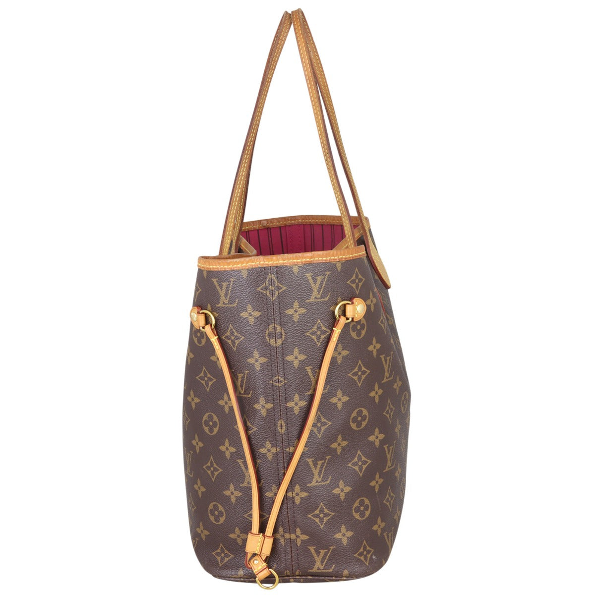 Louis Vuitton Neverfull MM Monogram Side