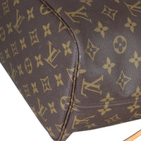 Louis Vuitton Neverfull MM Monogram Corner Closeup