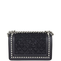 Chanel Boy Small Tweed Pearls Back