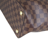 Louis Vuitton Jersey Damier Ebene Magnolia Corner Closeup