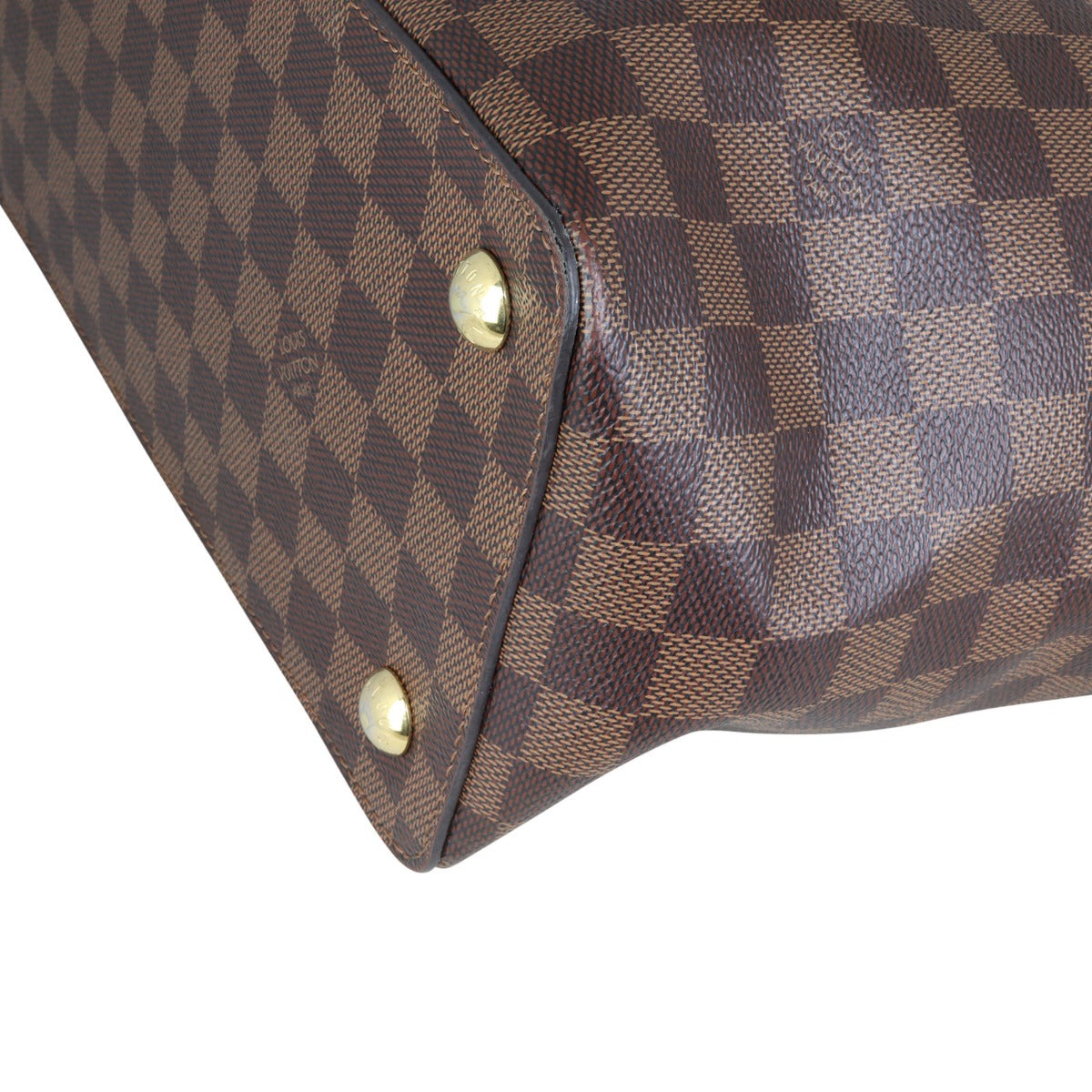 Louis Vuitton Jersey Damier Ebene Magnolia Corner Closeup