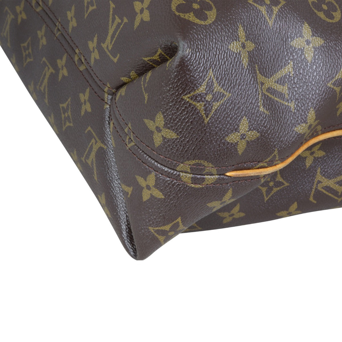 Louis Vuitton Sully MM Monogram Corner Closeup