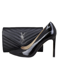 Saint Laurent Monogram Envelope Chain Wallet Shoe