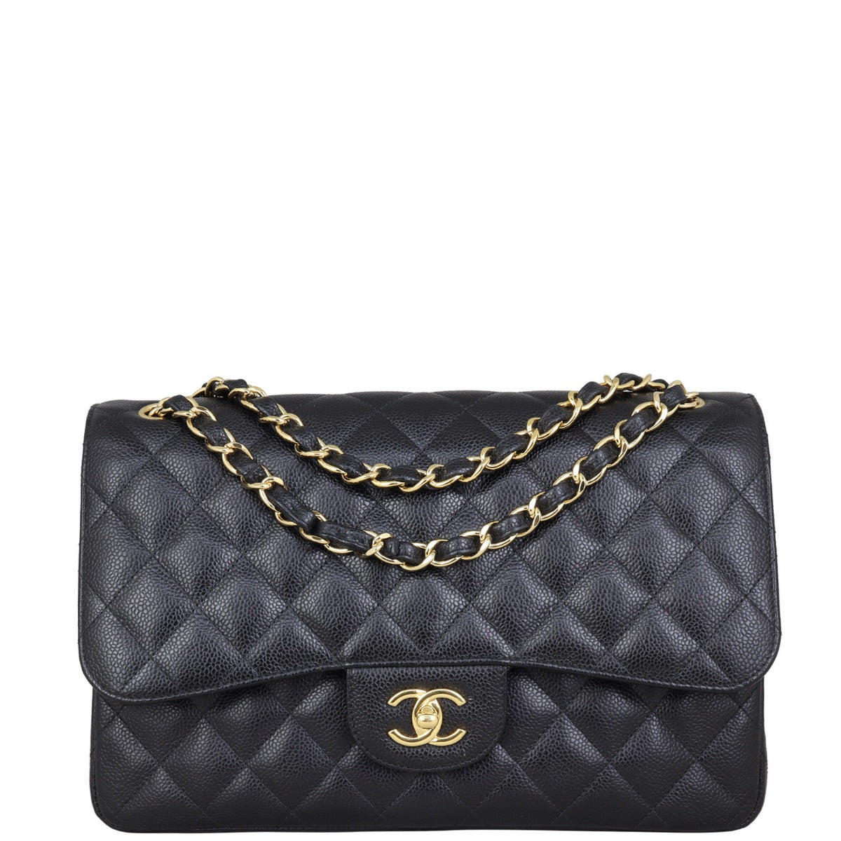 Chanel Classic Double Flap Jumbo Front with Strap