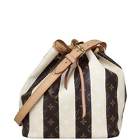 Louis Vuitton Petit Noe Monogram Rayures Front with Strap