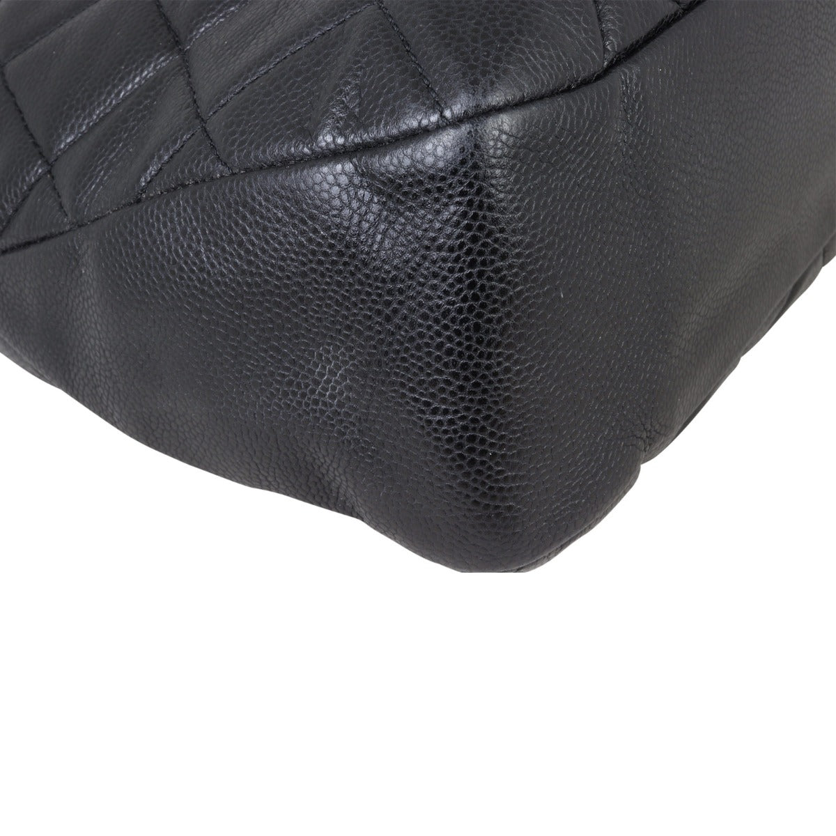 Chanel CC Timeless Shopping Tote Corner Closeup