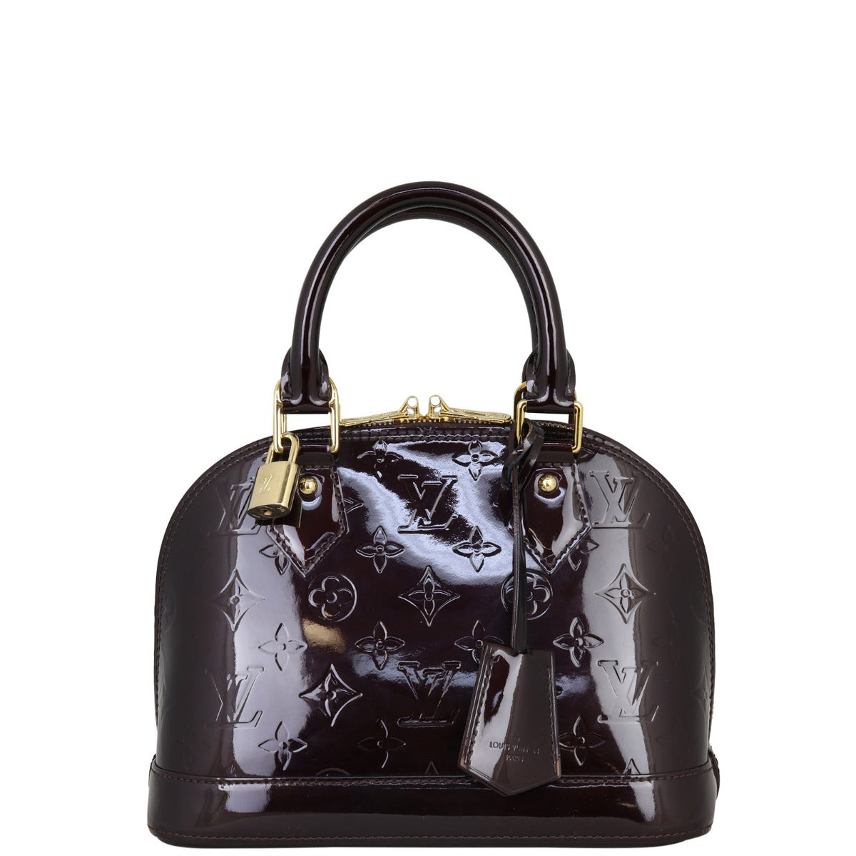 Louis Vuitton Alma BB Monogram Vernis Front