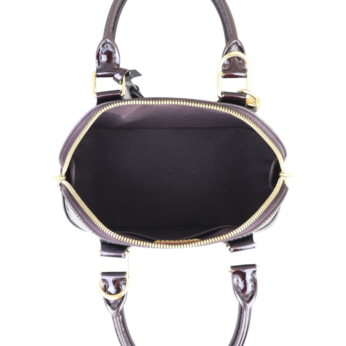 Louis Vuitton Alma BB Monogram Vernis Interior