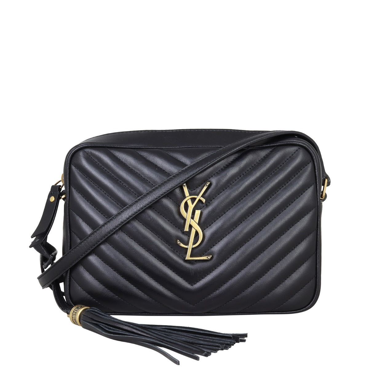 Saint Laurent Lou Camera Bag Front with Strap