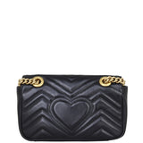 Gucci GG Marmont Matelasse Mini Shoulder Bag Back