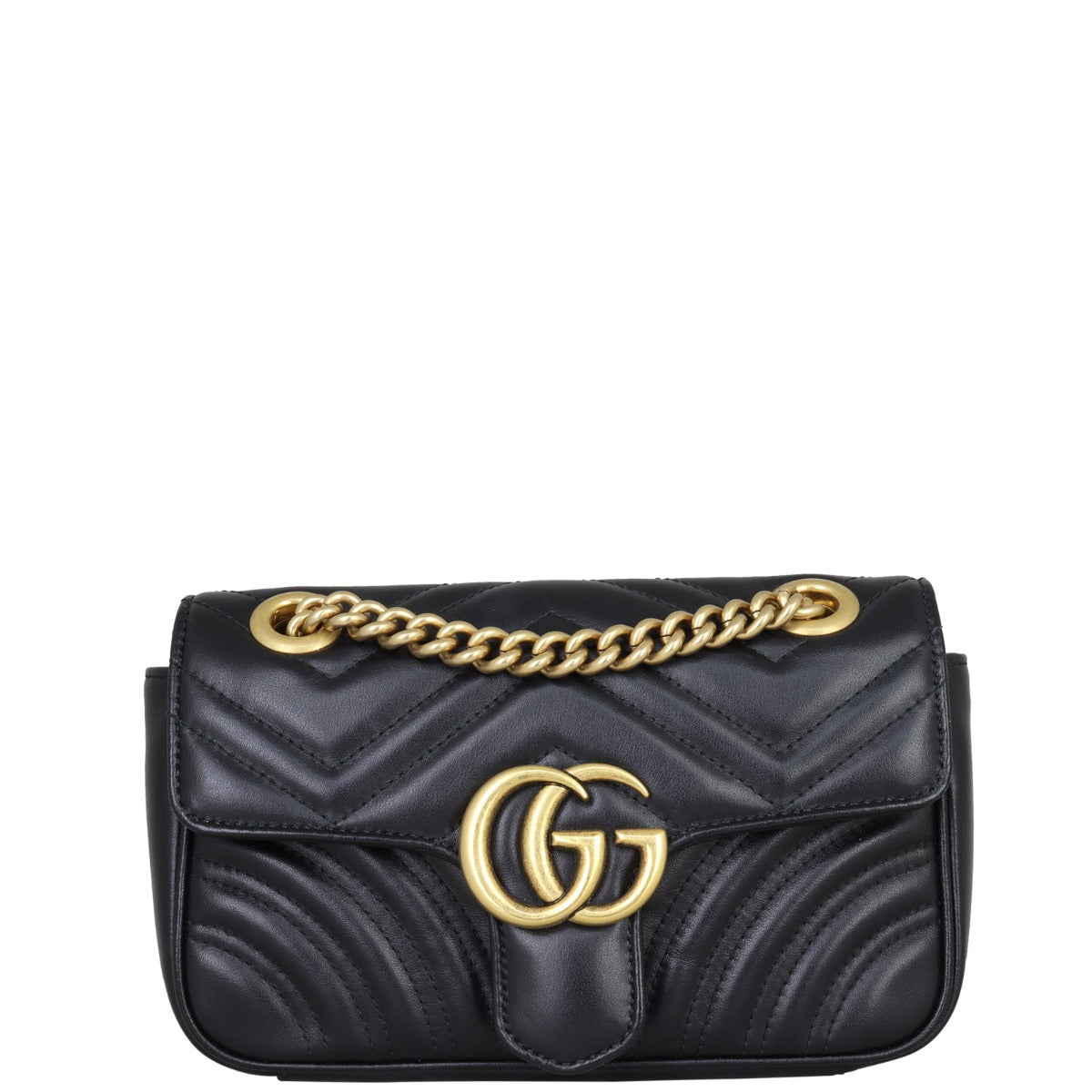 Gucci GG Marmont Matelasse Mini Shoulder Bag Front