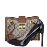 Gucci GG Supreme Small Padlock Tote Shoe