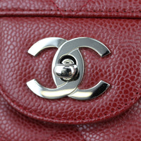 Chanel Classic Single Flap Jumbo (burgundy) Hardware