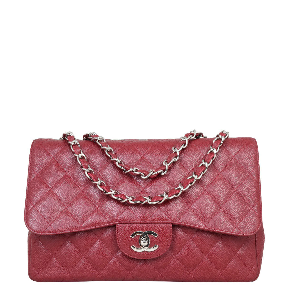 Chanel Classic Single Flap Jumbo Front