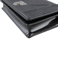 Dior Diorama Wallet on Chain Micro-cannage Corner Closeup