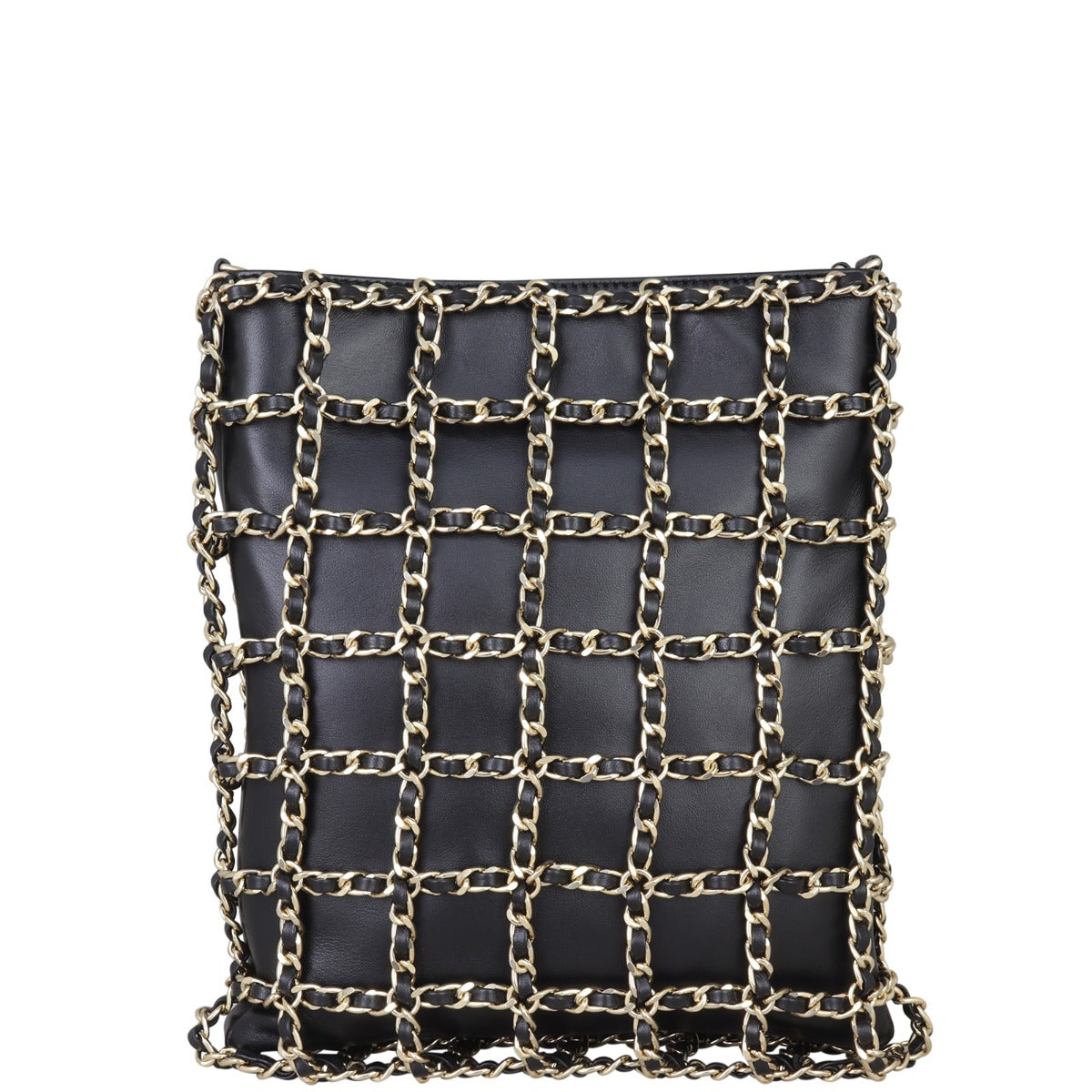 Chanel Lambskin Tote with Chain Back