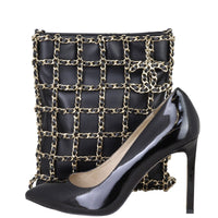 Chanel Lambskin Tote with Chain Shoe