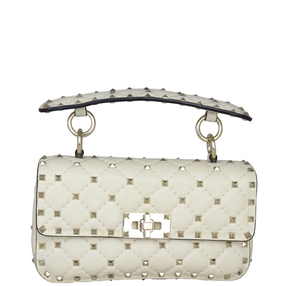 Valentino Rockstud Spike Small Shoulder Bag Front