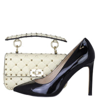 Valentino Rockstud Spike Small Shoulder Bag Shoe