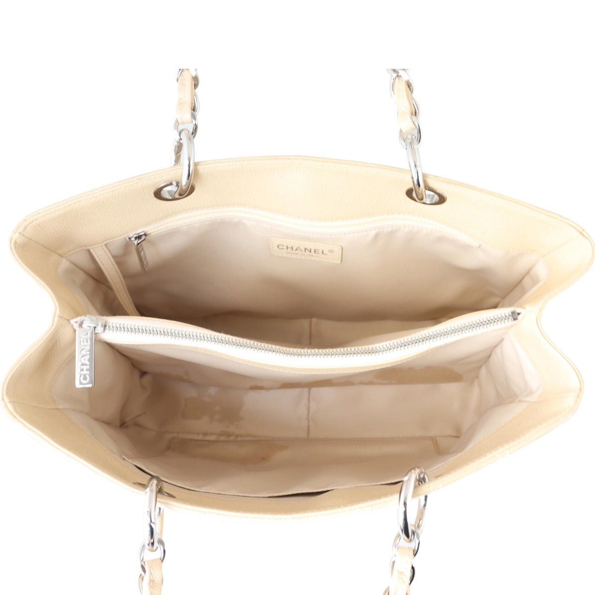 Chanel Grand Shopping Tote Interior